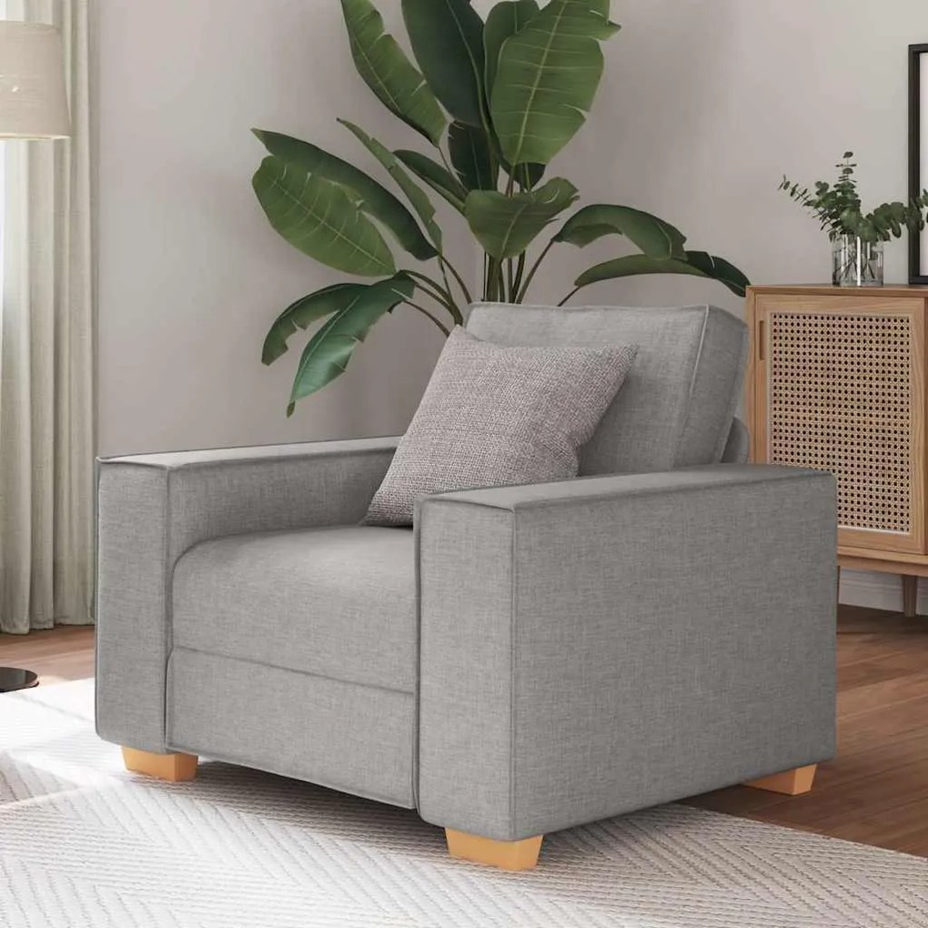 Sofá-cadeira Cinza Nuvem 60 cm Tecido