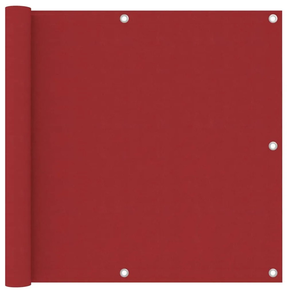 Tela de varanda 90x600 cm tecido Oxford vermelho