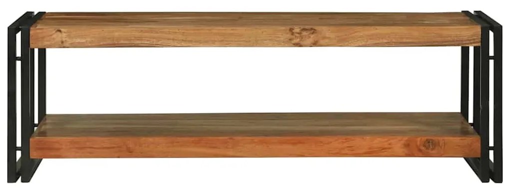 Mesa de Café 120x50x38 cm de Madeira Sólida de Acácia