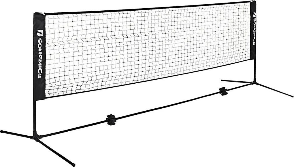 Conjunto de rede de badminton 500 x 103 x 155 cm preto
