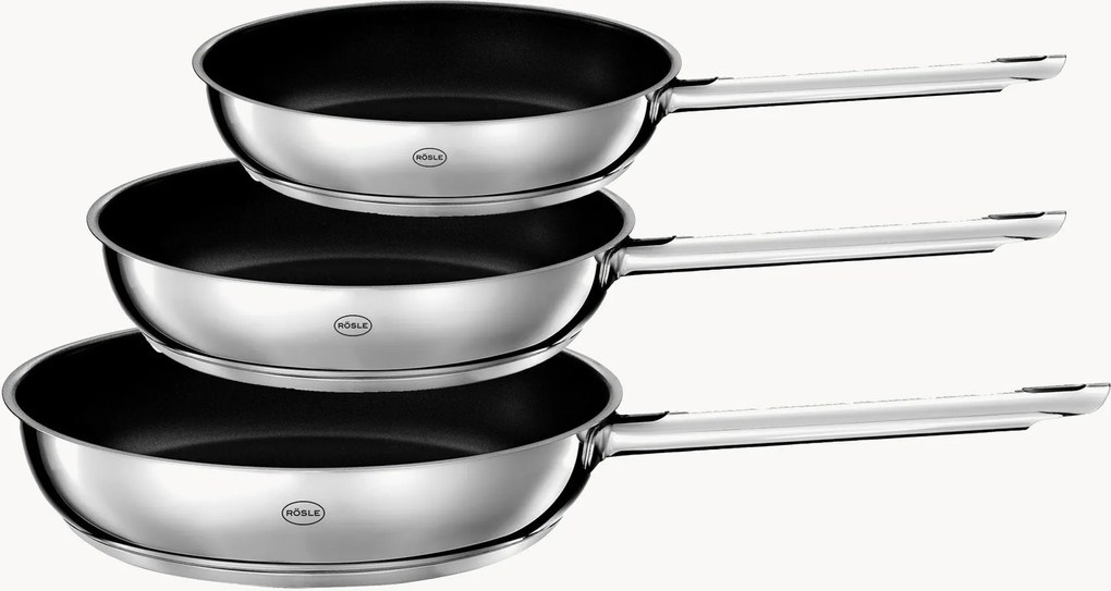 Frigideiras com revestimento antiaderente Elegance, conjunto de 3