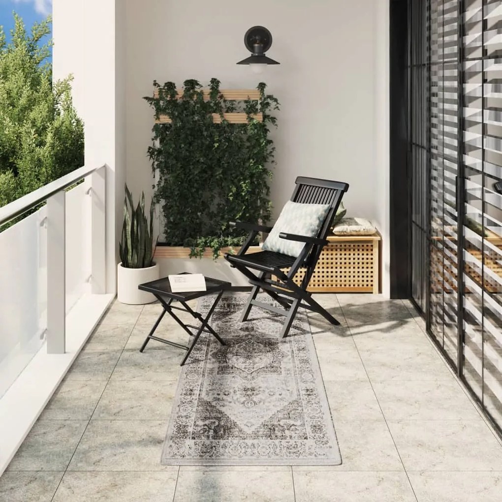 vidaXL Tapete de interior e exterior design vintage ARBIZU 80x250 cm