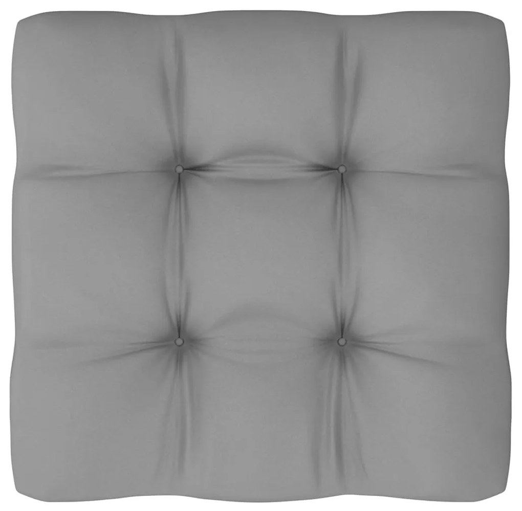 11 pcs conjunto lounge de jardim c/ almofadões pinho maciço