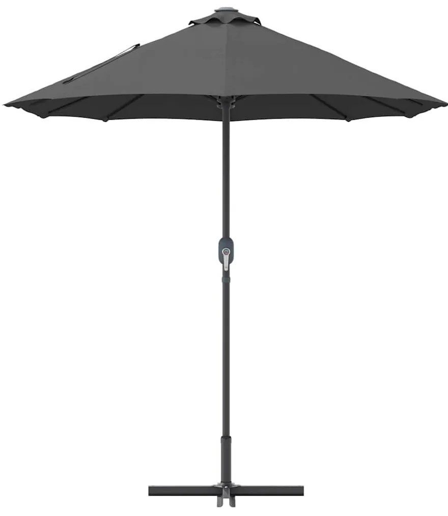 Guarda-sol de Jardim Antracite 380 x 196 x 235 cm