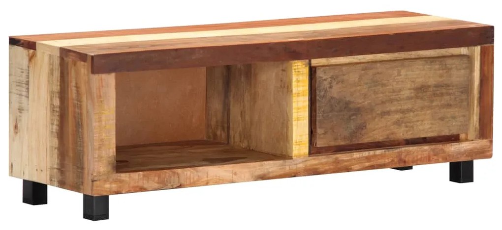 vidaXL Móvel de TV 100x30x33 cm madeira recuperada maciça