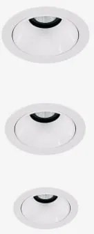 Pack De 3 Downlights Led Embutidos Com Molduras Redondas Ø7 Cm Em Alumínio Orelva Branco & Branco 3000k & 8 W & 23º - Sklum