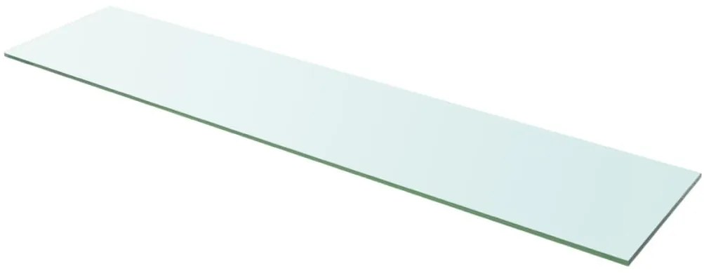 Prateleiras 2 pcs 110x25 cm vidro transparente