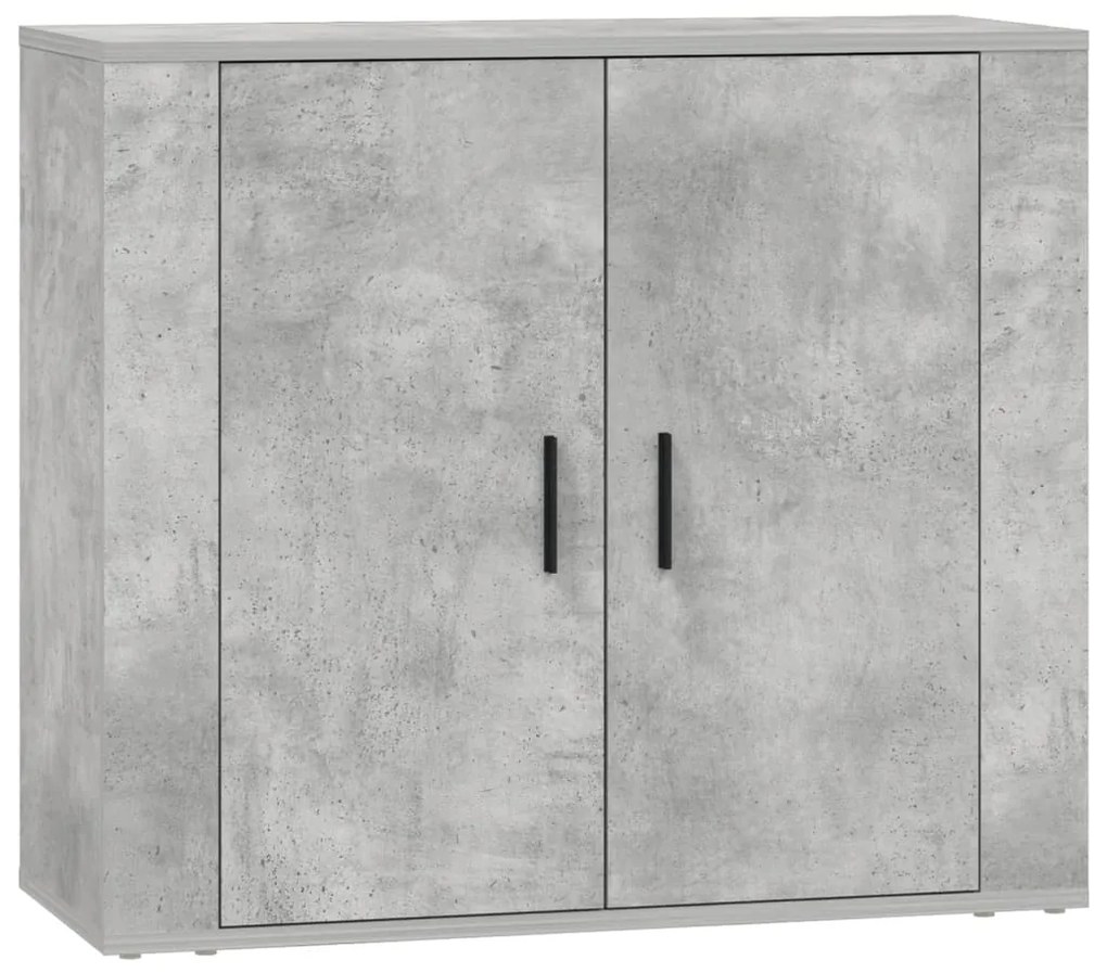 Aparadores 3 pcs derivados de madeira cinzento cimento