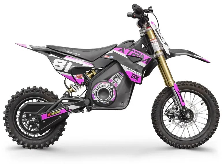 MOTO CROSS infantil SX 1100W 12/10 ROSA