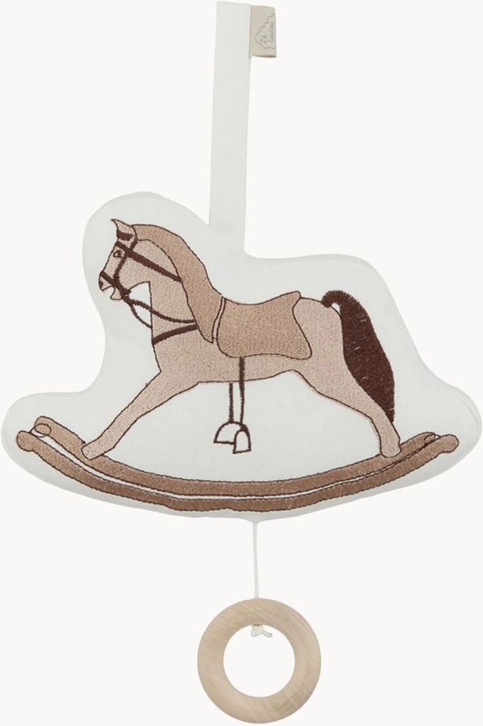 Móbile para bebé em algodão orgânico Vintage Toys