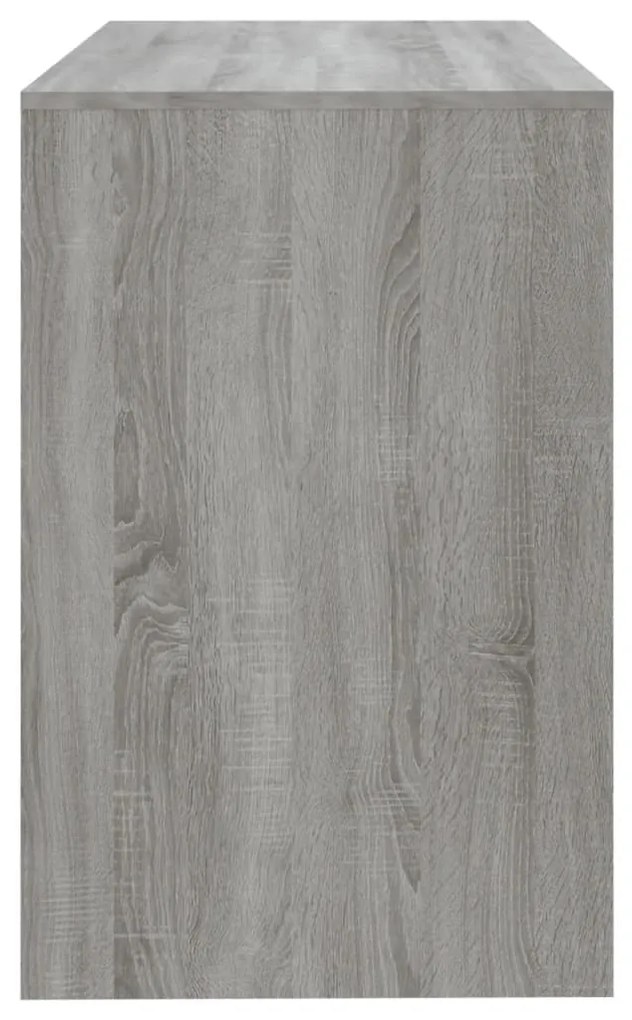 Secretária 101x50x76,5 cm derivados de madeira cinzento sonoma