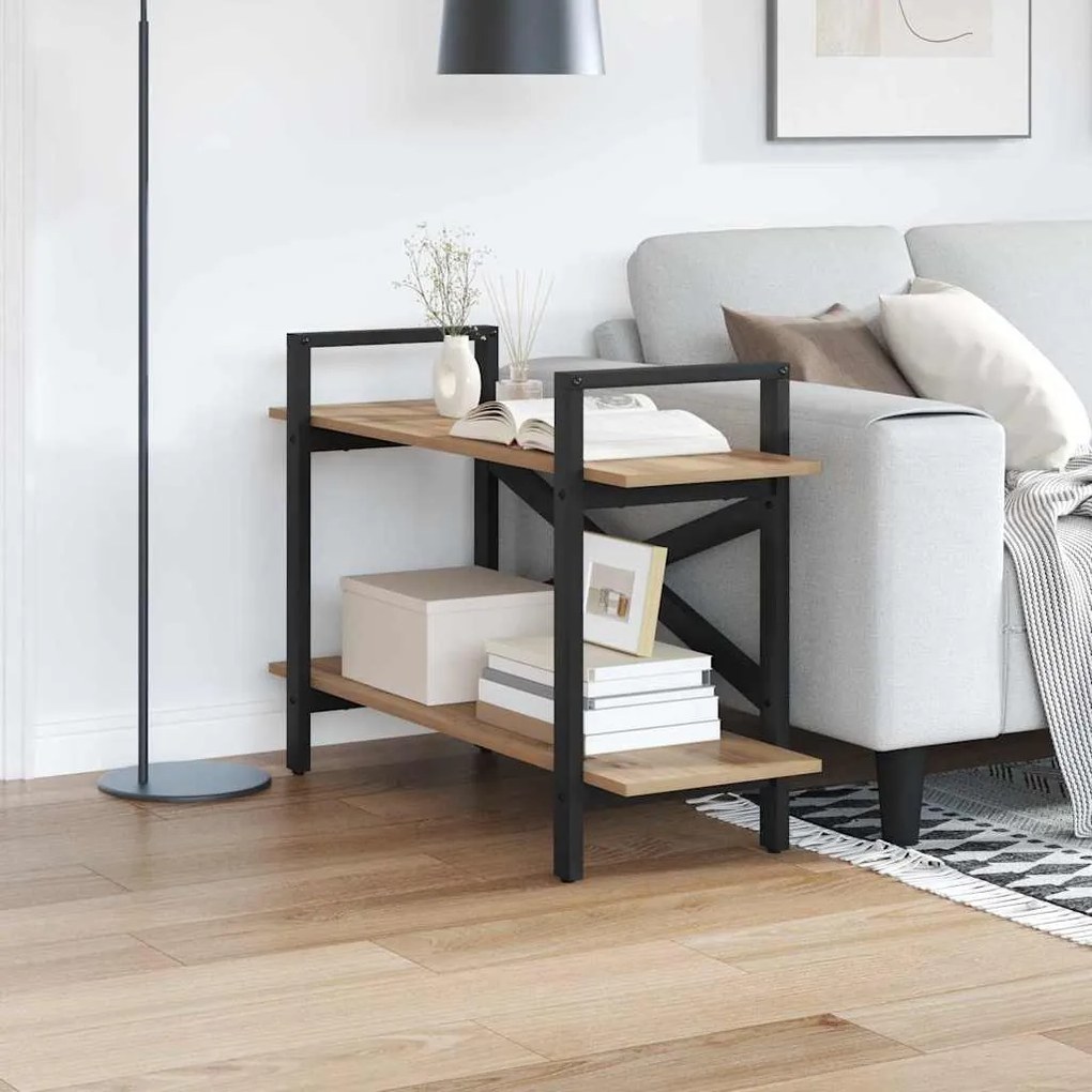 vidaXL Estante Carvalho Artesanal 100 x 33,5 x 64 cm