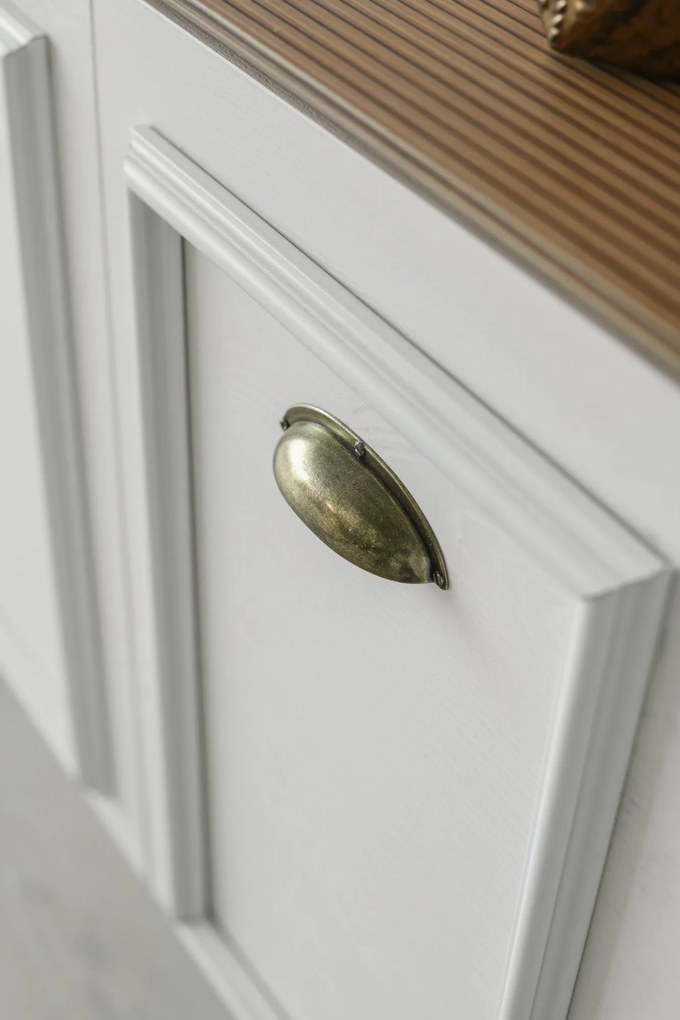 Aparador Rustic – Branco e Nogueira (180 x 72 x 35 cm) | Estilo, Funci