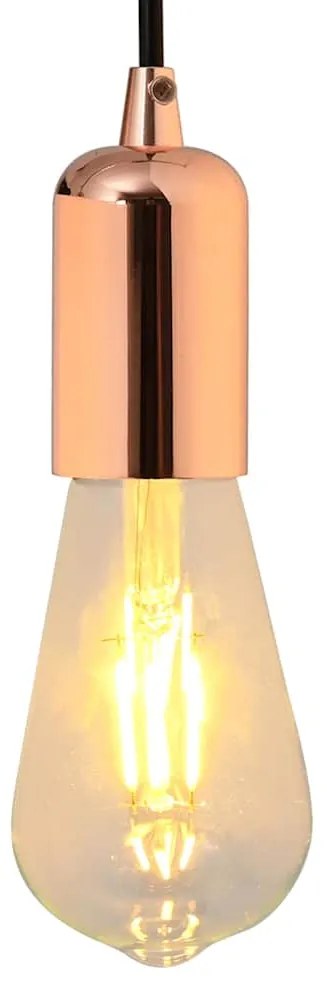 Casquilhos de lâmpadas 2 pcs rosa dourado E27