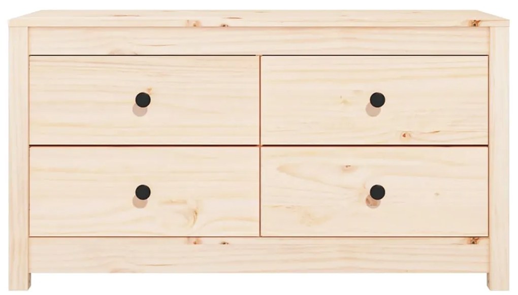 Armário de apoio 100x40x54 cm madeira de pinho maciça