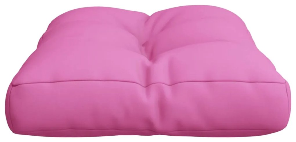 Almofadão paletes 60x40x12 cm tecido rosa