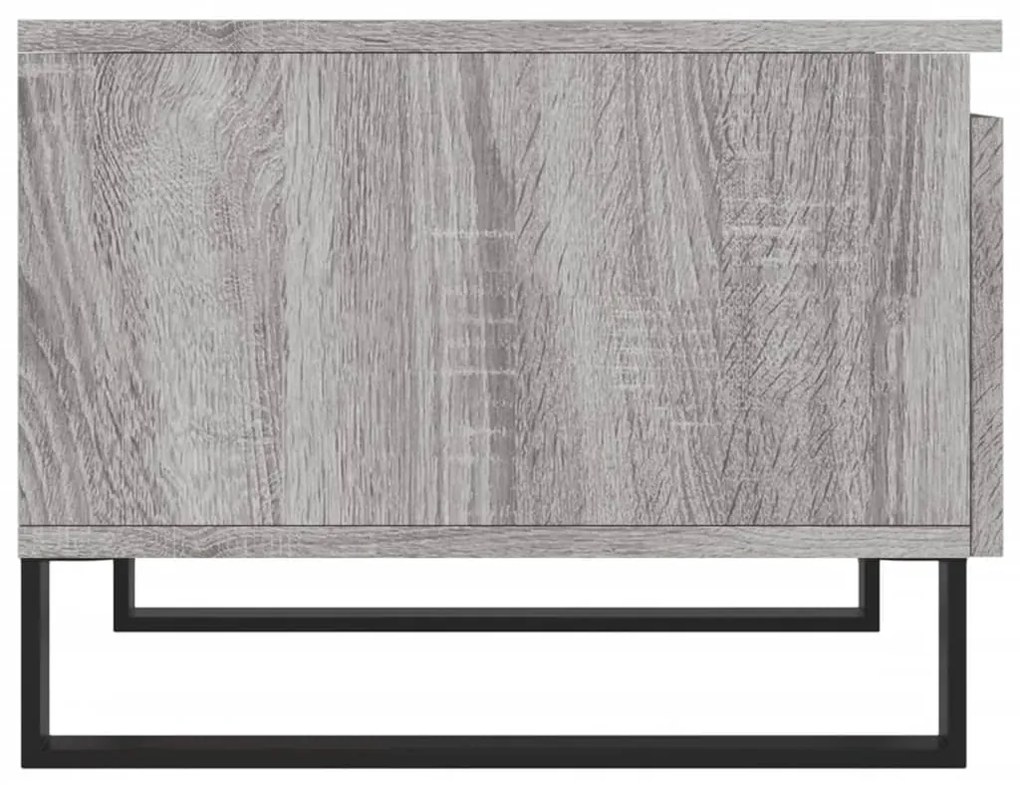 Mesas de centro 2 pcs 50x46x35cm deriv. madeira cinzento sonoma
