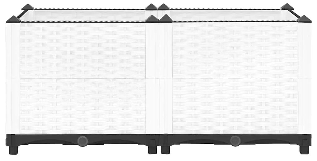 Canteiro elevado 80x40x38 cm polipropileno