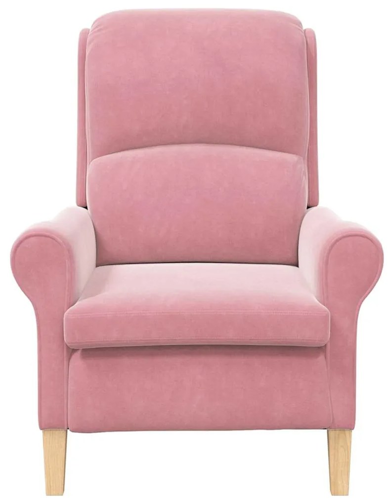 Poltrona Rosa Empoeirada Rosa Largo