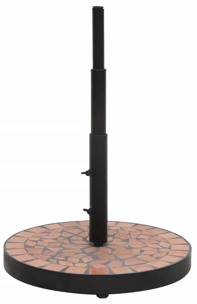 Base para guarda-sol redonda 12 kg terracota