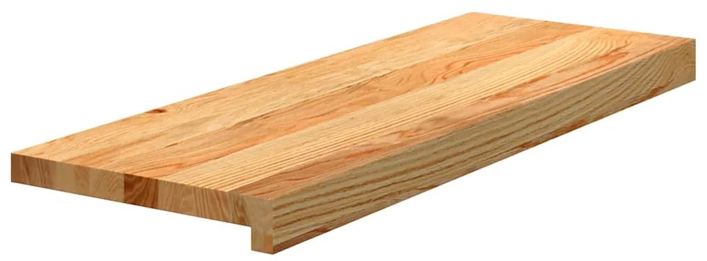 Tapetes de escada 12 pcs 70x30x2 cm carvalho castanho-claro