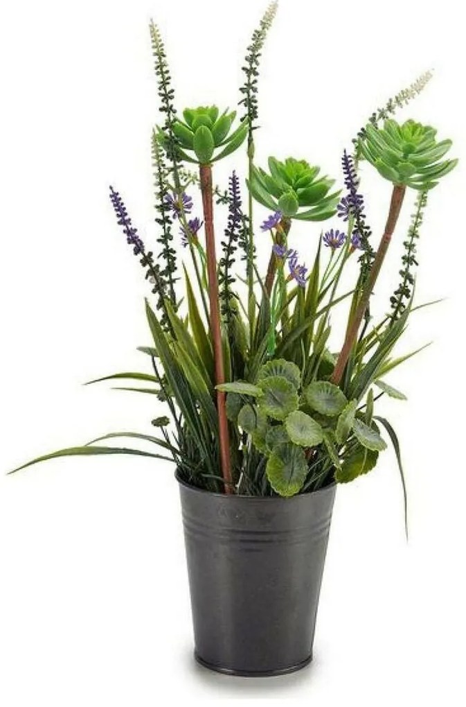 Planta Decorativa Lavanda Metal Plástico (13 x 40 x 13 cm)