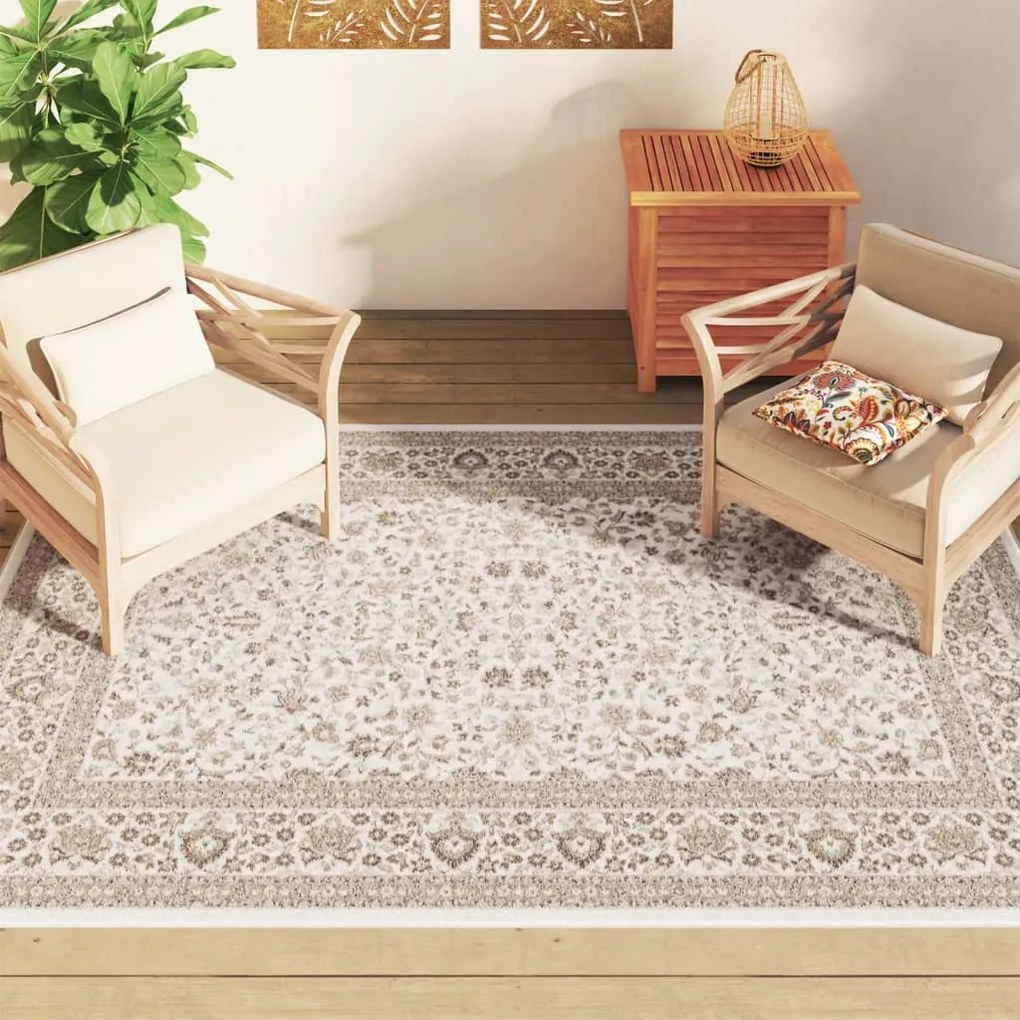 Tapete pelo curto antiderrapante int./ext. 190x300 cm multicor