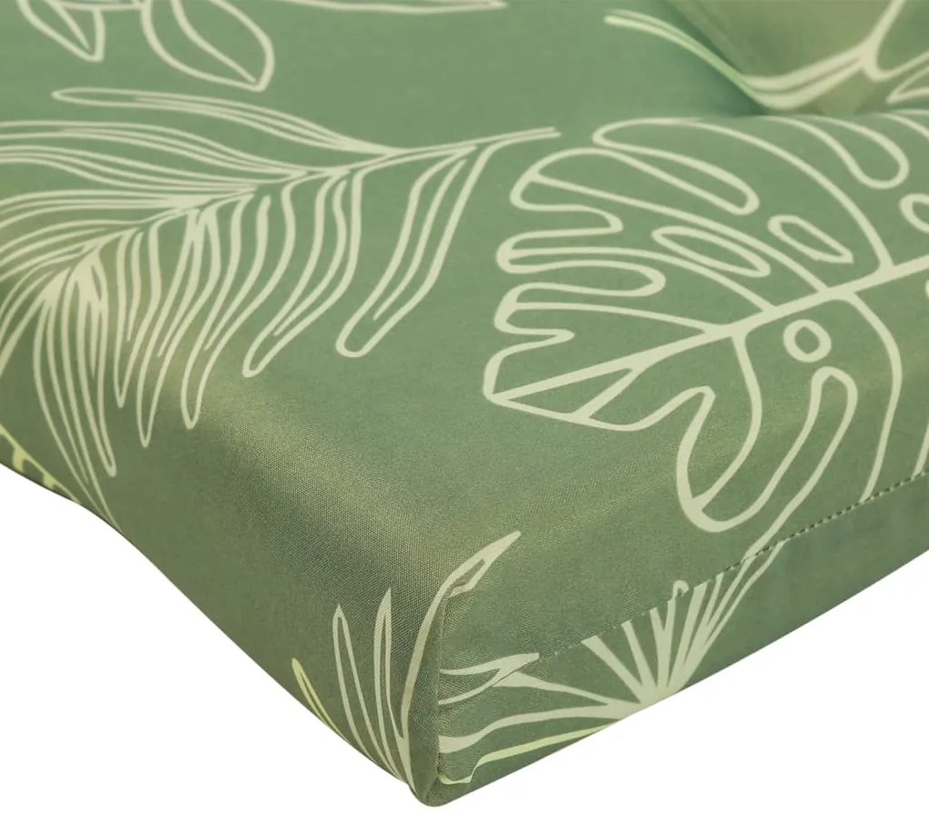 Almofadões cadeira adirondack 2 pcs tecido oxford padrão folhas