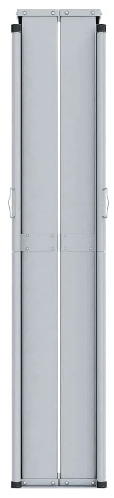 Toldo lateral retrátil 220x600 cm castanho
