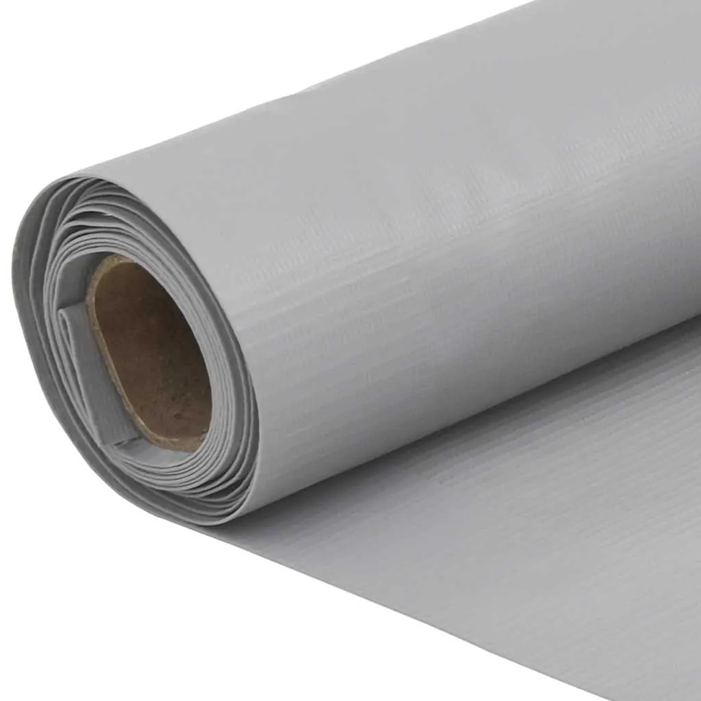 Tela de privacidade para varanda 800x120 cm PVC cinzento