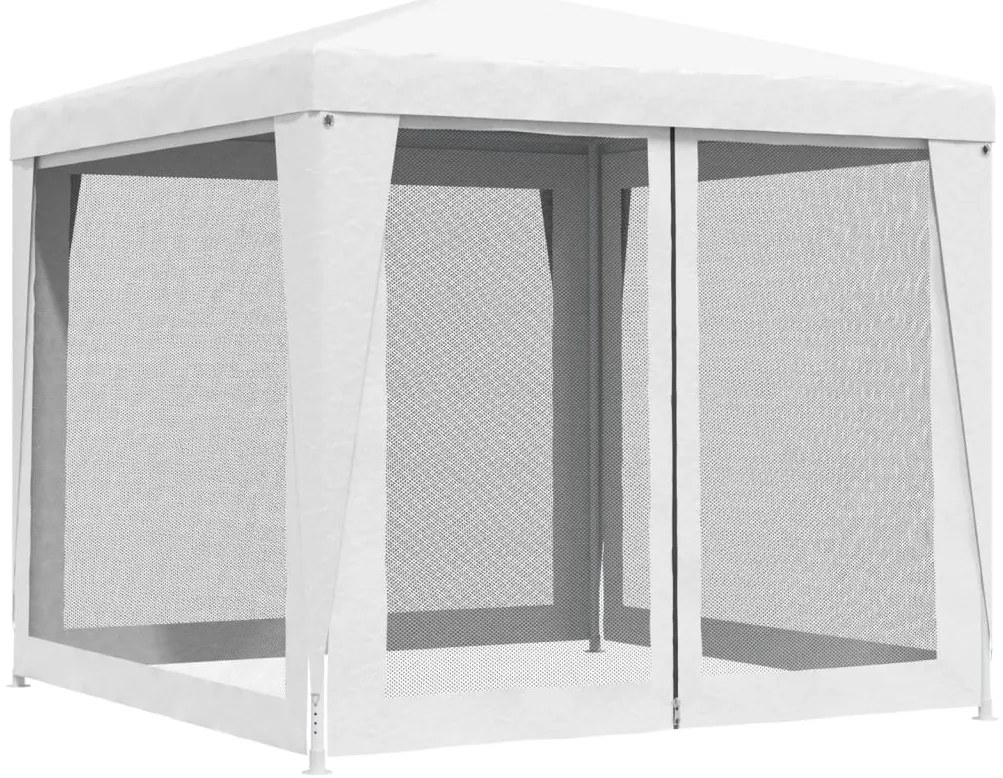 Tenda para festas c/ 4 paredes laterais em rede 2,5x2,5m branco