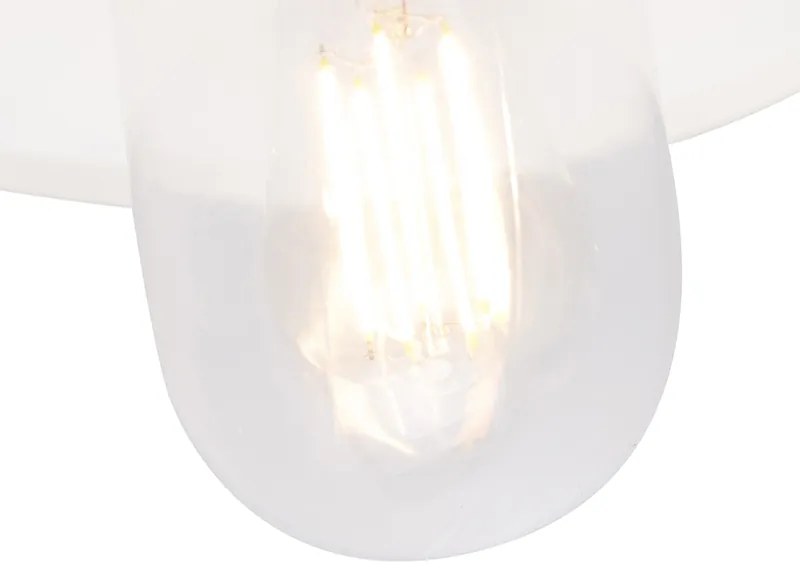 Candeeiro de parede exterior moderno preto IP44 - Kansas Moderno