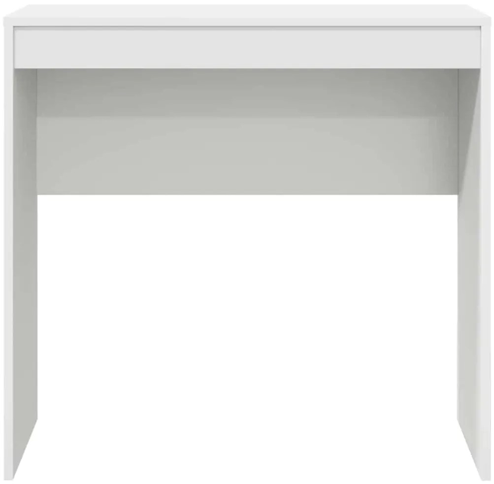 Secretária de Escrita Branca MDF 80 x 40 x 76 cm Simples