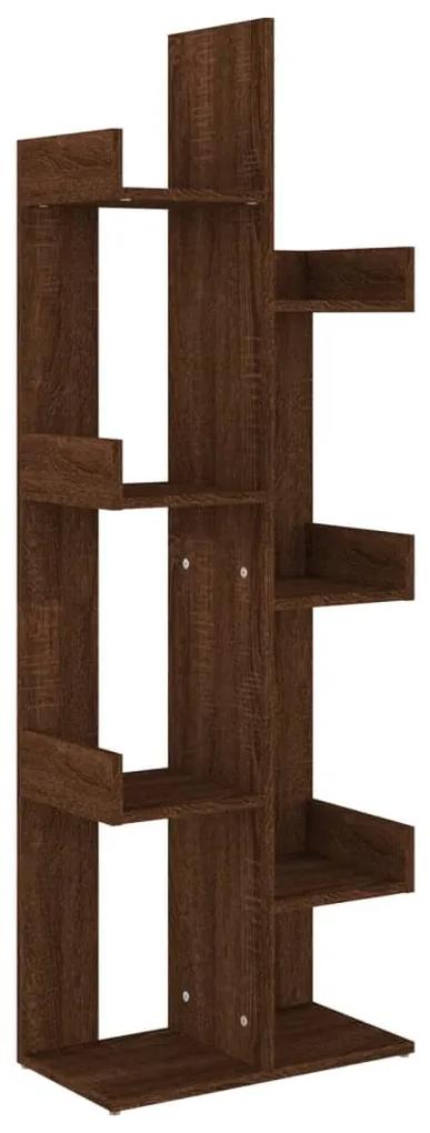 Estante 48x25,5x140 cm derivados de madeira carvalho castanho