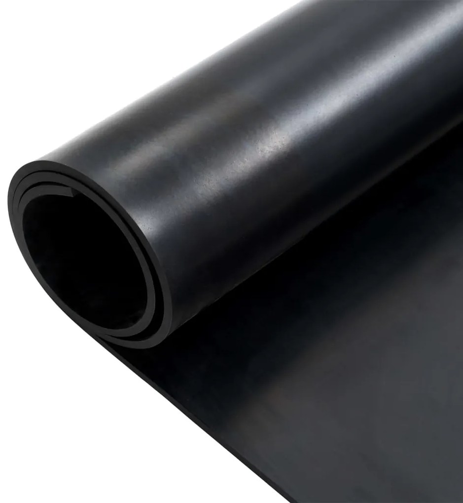Tapete de borracha antiderrapante liso 1,2x2 m 8 mm
