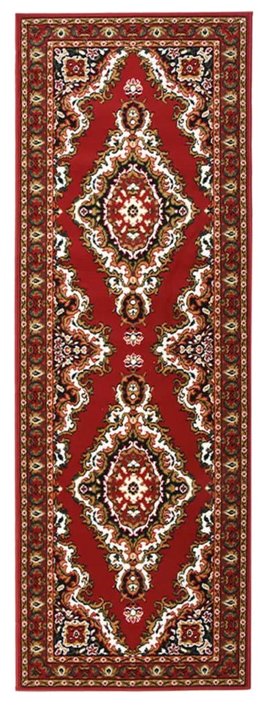 vidaXL Passadeira 100x300 cm polipropileno vermelho oriental
