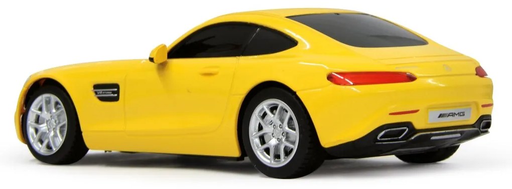 Carro Telecomandado Mercedes-Benz AMG GT 1:24 2,4GHz Amarelo