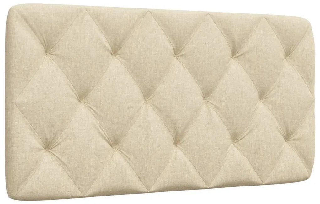 Almofadão de cabeceira 100 cm tecido creme
