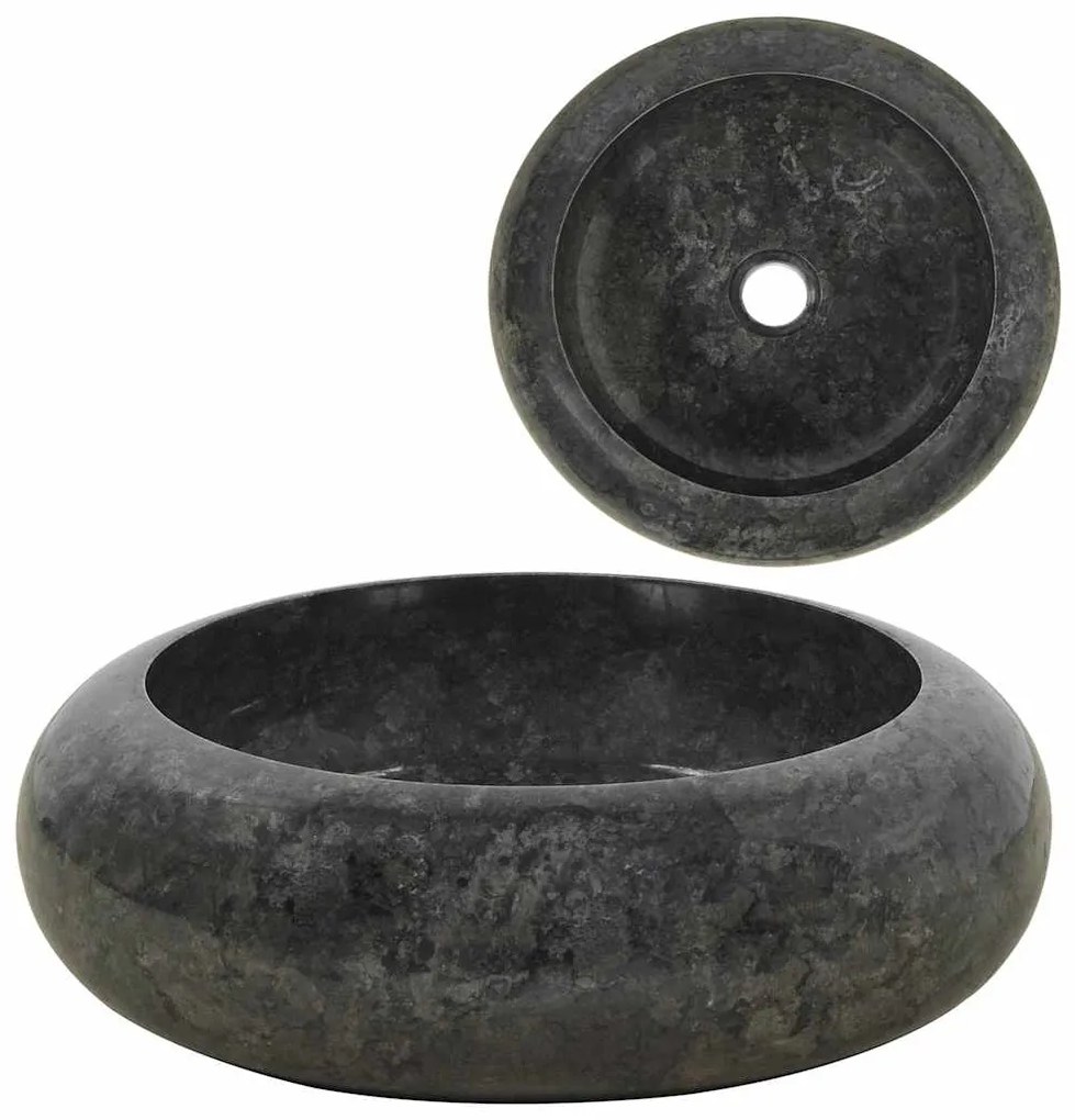 Lavatório 40x12 cm mármore preto