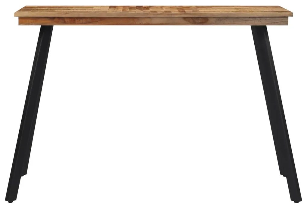 Mesa de jantar 120x62x76 cm madeira de teca maciça