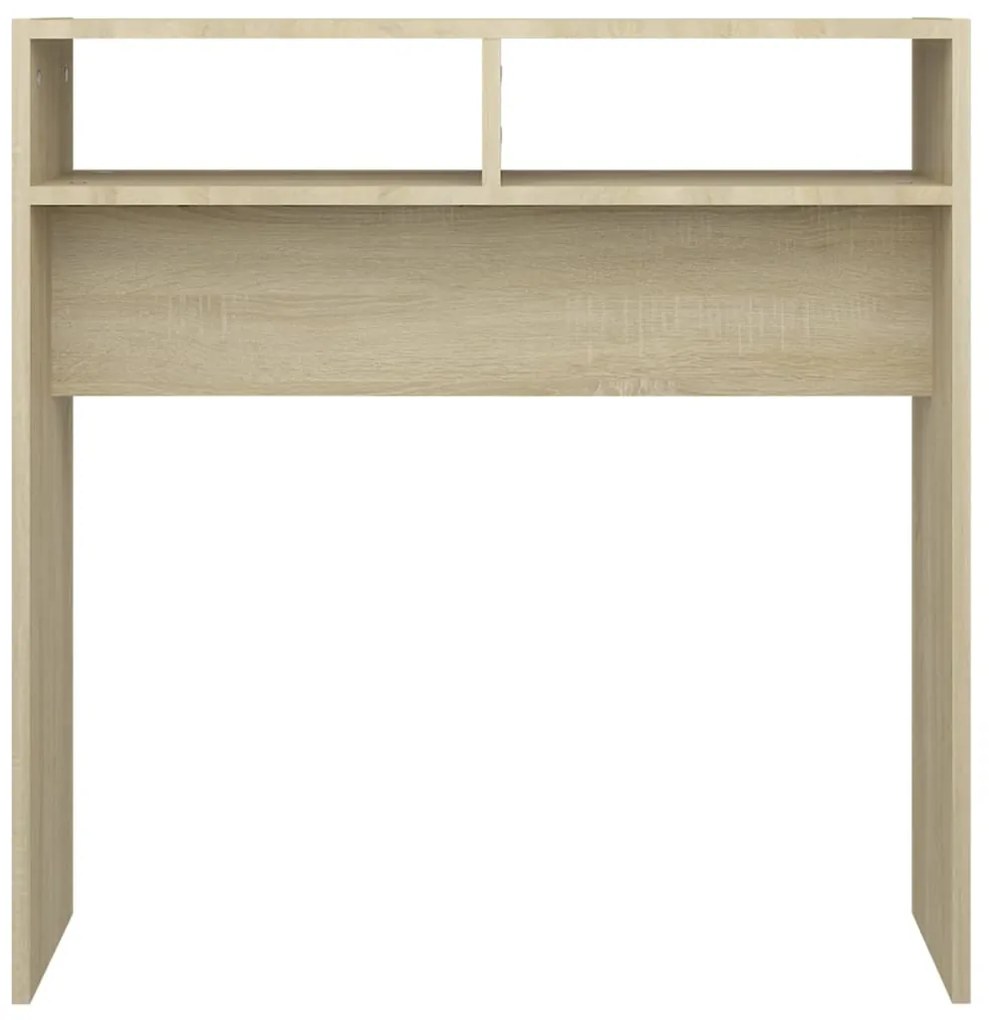 Mesa consola 78x30x80 cm derivados de madeira carvalho sonoma