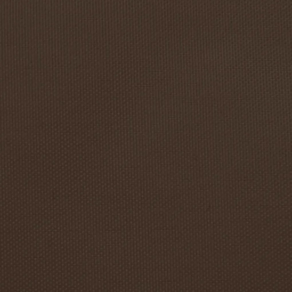 Para-sol estilo vela tecido oxford trapézio 2/4x3 m castanho