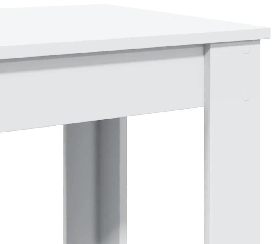 Mesa de bar 102x50x103,5 cm derivados de madeira branco