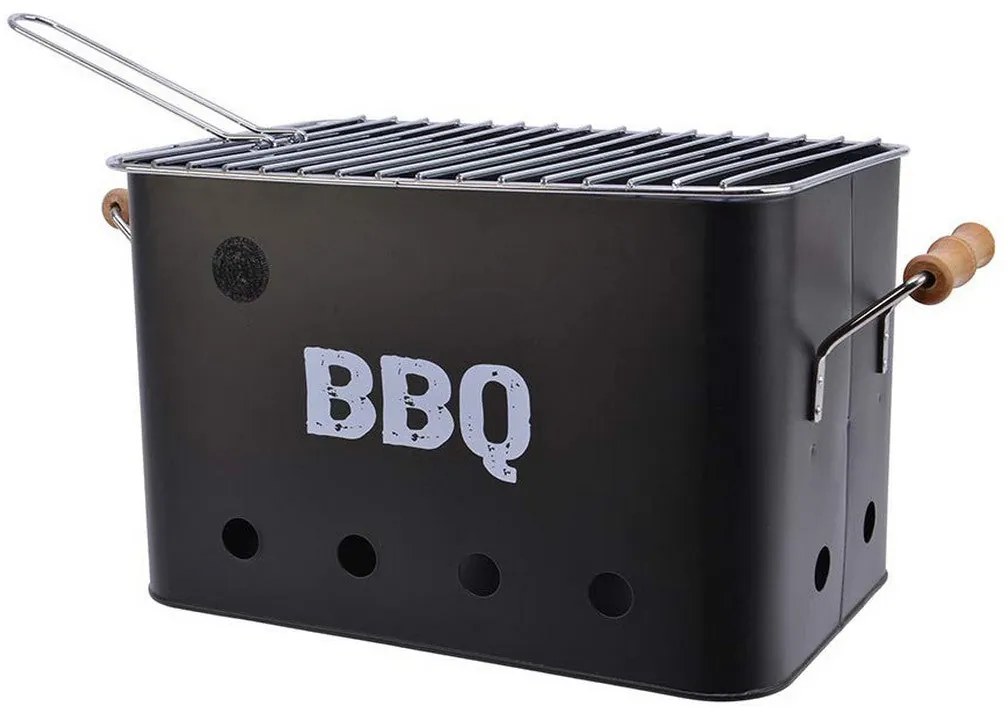 Churrasco Portátil Kitchen Goods Ferro 21 x 32,5 x 21 cm