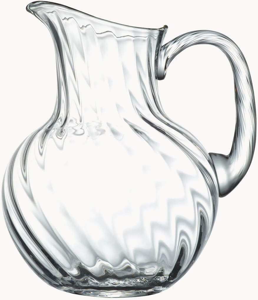 Jarro em cristal artesanal Ripple, 2 L