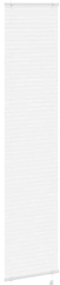 Branco Plissada Cega 40x200 cm Largura Tecido 39,4 cm Poliéster