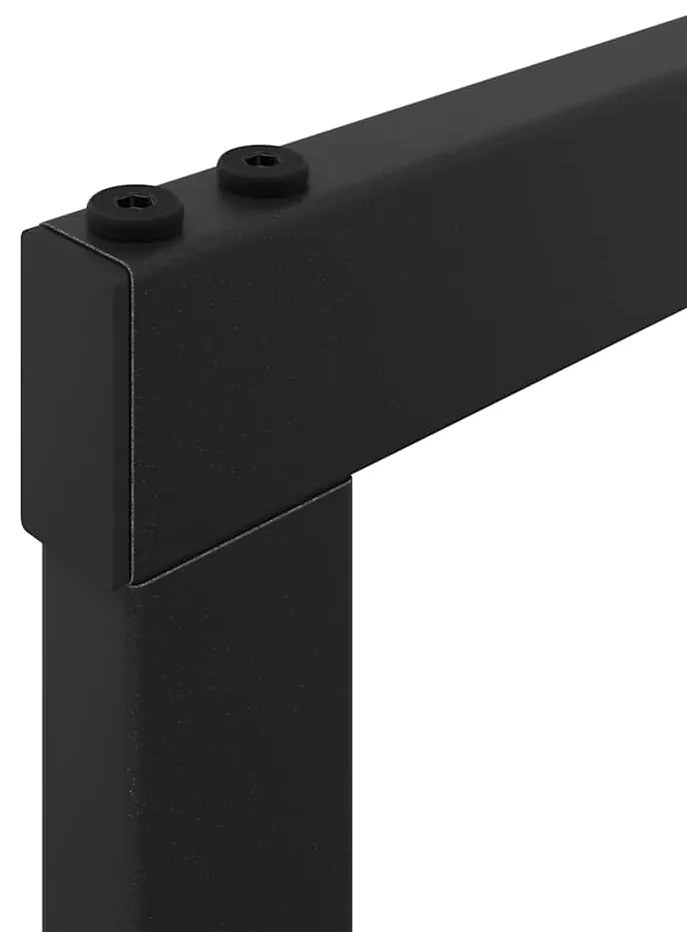 Suporte para lenha 110x30x61 cm aço preto