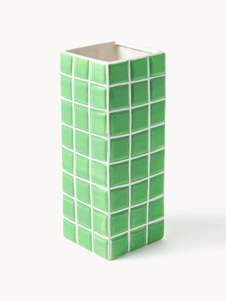 Jarra de design com aspeto de azulejos Tile, Alt 28 cm