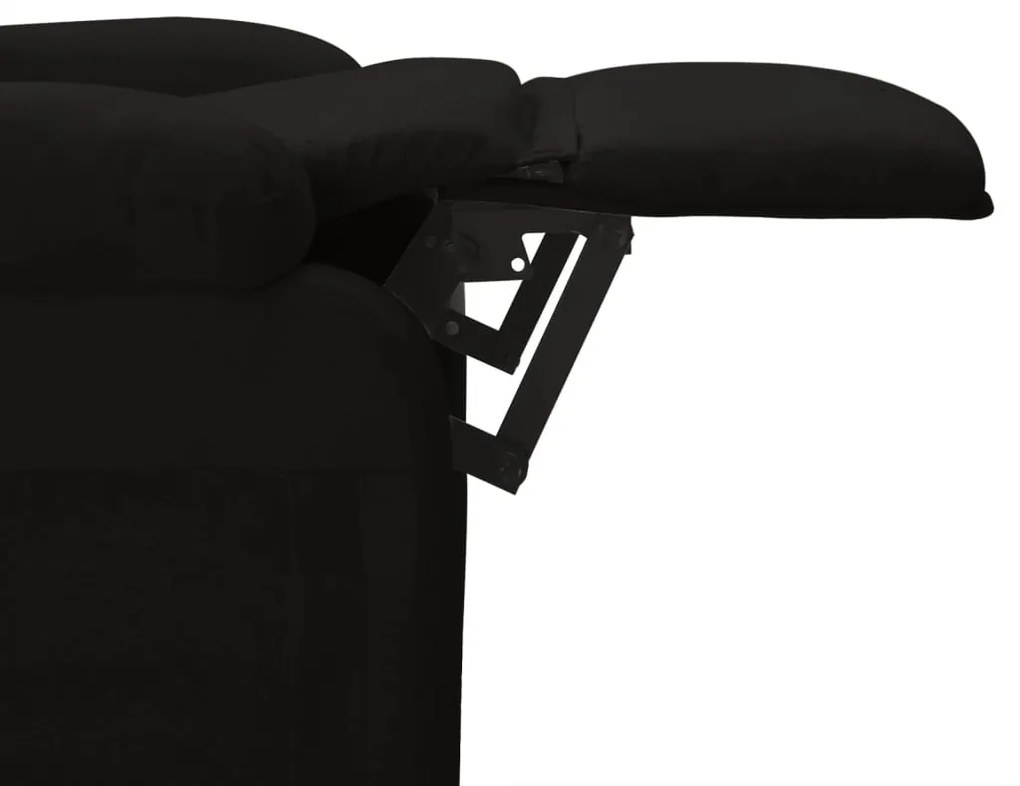 Poltrona de massagens elétrica tecido preto