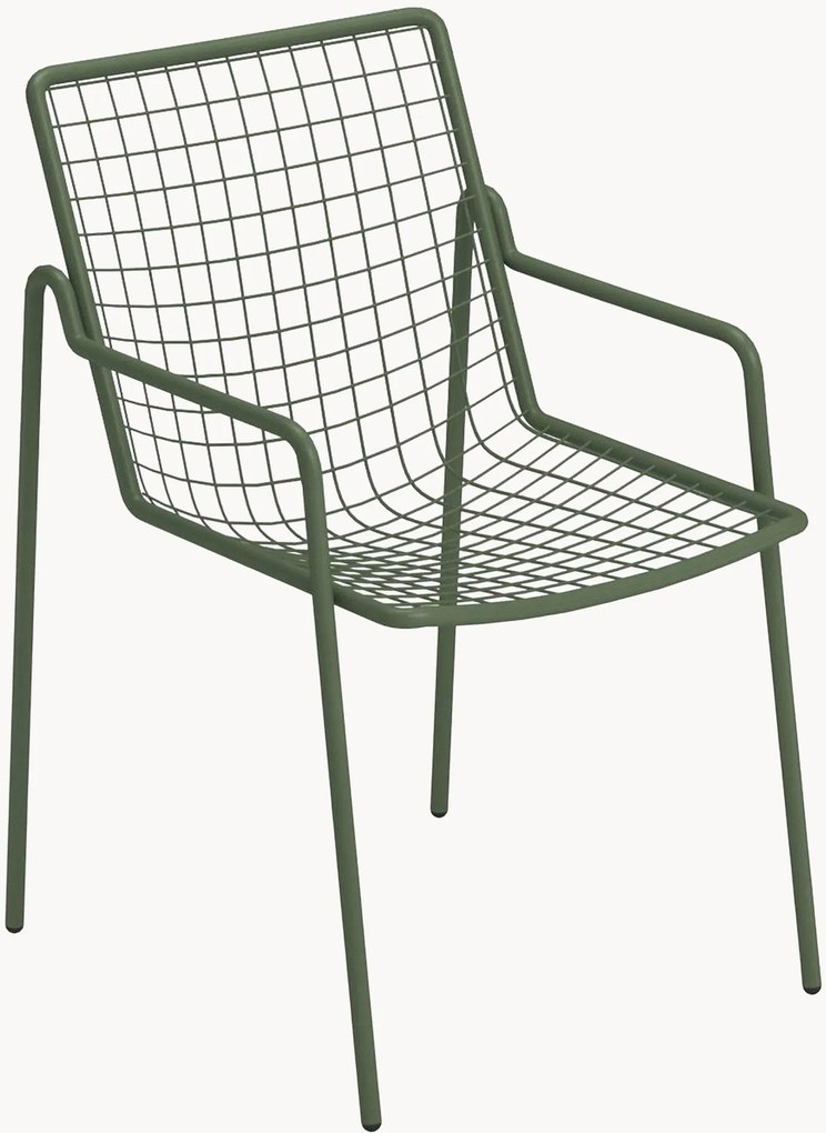 Cadeira de jardim empilhável com braços Rio R50